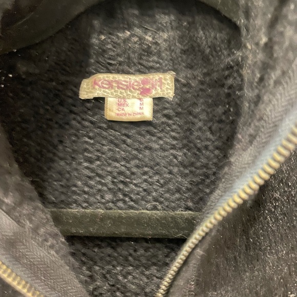 Black fake fur vest - Picture 2 of 2